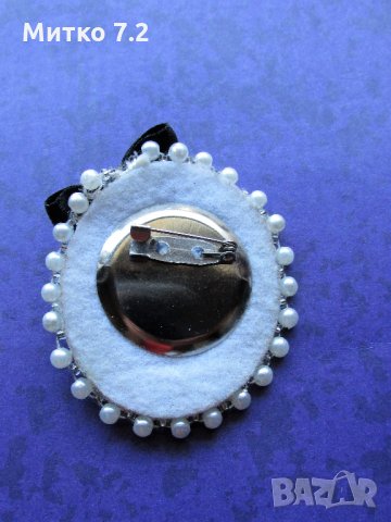 Брошка камея, снимка 3 - Други ценни предмети - 28232444