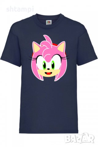 Детска тениска SONIC AMY,Соник,Игра,Изненада,Подарък,Празник,Повод, снимка 1 - Детски тениски и потници - 37435198