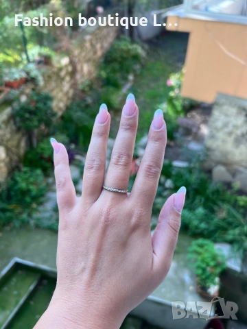 Сребрист дамски пръстен ❤️