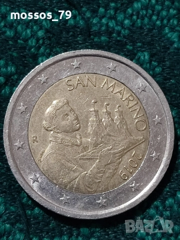 Монета 2€ Сан Марино 