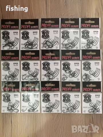 НОВО 2020 Японски Тефлонови Куки за Риболов Profi Secrets, снимка 7 - Такъми - 28152597