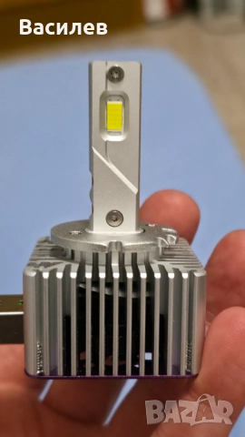 LED Крушки, които стават за цокъл и кабел  D1S, D3S, D8S.Реални 4500/ 5000К, снимка 4 - Аксесоари и консумативи - 52203298