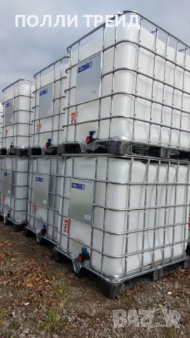 Резервоар за вода 1000 литра с метална решетка, снимка 4 - Оранжерии - 48764568