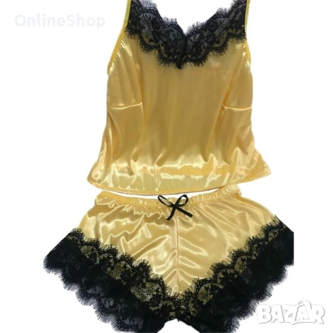 Дамска пижама от сатен и дантела, снимка 15 - Други - 53359057