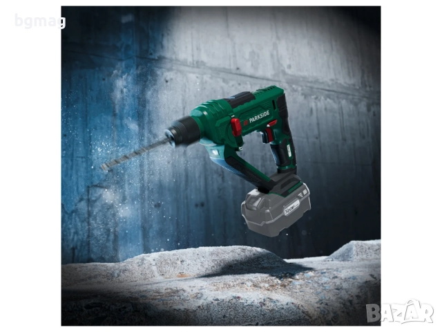 Parkside 20V акумулаторен перфоратор PABH 20-Li D4, снимка 5 - Перфоратори - 51878929