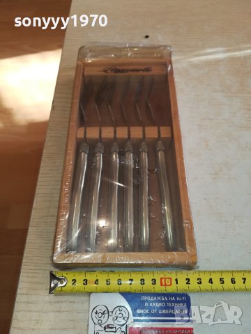 LAGUIOLE-FRANCE 6 ВИЛИЦИ В ДЪРВЕНА КУТИЯ 1212231619, снимка 11 - Антикварни и старинни предмети - 43381002