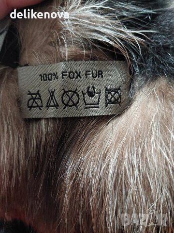 PASSIGATTI. 🇮🇹 Лисица Италианска Дизайнерска Много жив косъм., снимка 7 - Шалове - 43671207