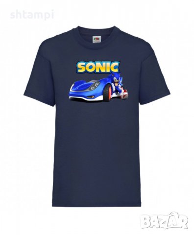 Детска Тениска Соник Sonic The Hedgehog Sonic Car Изненада,Подарък,Игра,Колата на соник, Sonic, снимка 9 - Детски тениски и потници - 37209678