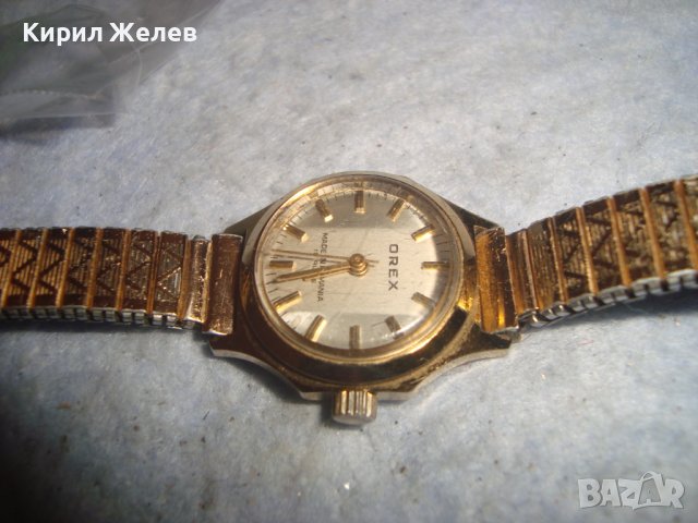 OREX MADE in ROMANIA 19 RUBIS СТАР МЕХАНИЧЕН МАРКОВ ЧАСОВНИК ОРЕКС РУМЪНИЯ ПОЗЛАТЕН 26719, снимка 5 - Дамски - 36690356