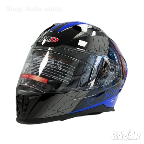 Мото каска Automat, Двоен визьор, S, M, L и XL размер, M69, Черен/червен, снимка 14 - Аксесоари и консумативи - 50673205