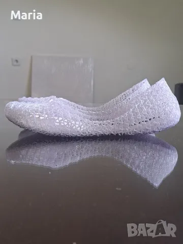 Melissa балеринки Campana Papel Brushed цвят Glass, снимка 3 - Дамски ежедневни обувки - 47349073