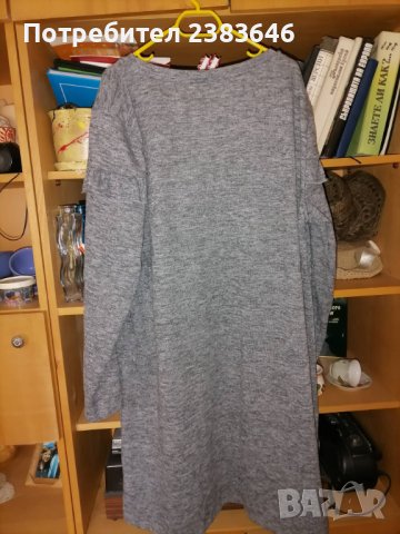 Дамска рокля от фино трико, размер ХХЛ, снимка 3 - Рокли - 39561750