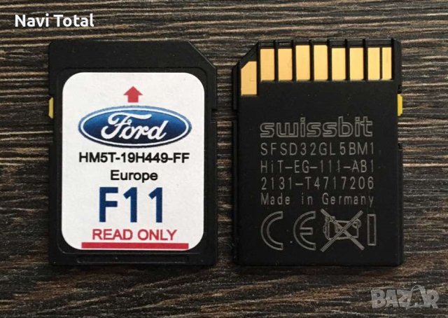 Ford F11 2024гд Оригинална EUROPE Sd Card Map SYNC 2 Сд Карта Навигация, снимка 1 - Навигация за кола - 33275115