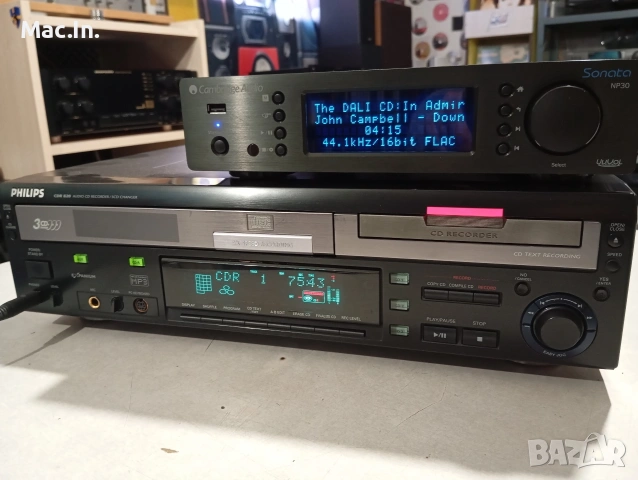 Записвачка  Philips CDR820, снимка 9 - Аудиосистеми - 52918918