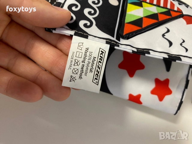 Сензорна черно-бяла книжка за бебе, Kruzzel 26461, снимка 15 - Образователни игри - 52475295