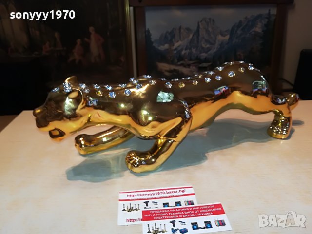 GOLDEN TIGER-42СМ ФИГУРА ЗА КОЛЕКЦИЯ 1406222058, снимка 10 - Антикварни и старинни предмети - 37087981