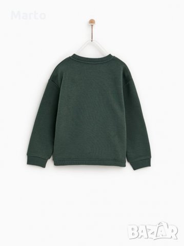 ZARA - детски ватиран пуловер с перли, снимка 2 - Детски пуловери и жилетки - 27965598