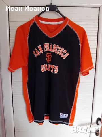Оригинална ретро фланелка на San Francisco Giants