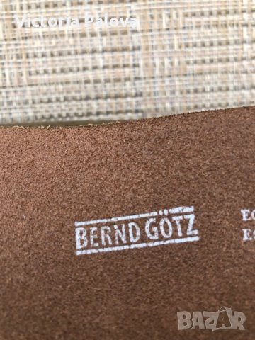 Красив марков колан BERND GOTZ, естествена кожа, снимка 5 - Колани - 28335005