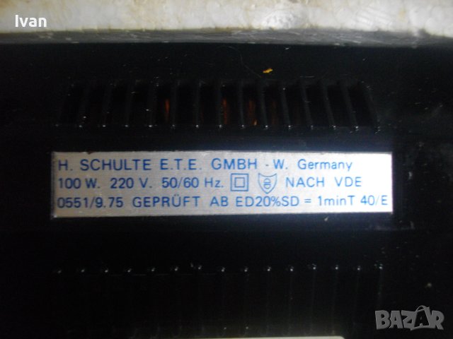 150W/100W-Нов Немски Ел.Поялник-Индукционен-Top Craft/Meister/ЗА ЧАСТИ/РЕМОНТ-100W-Пълен Комплект, снимка 16 - Поялници и запояване - 40769890