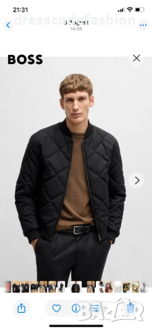 Мъжко яке Boss, снимка 6 - Якета - 51643670