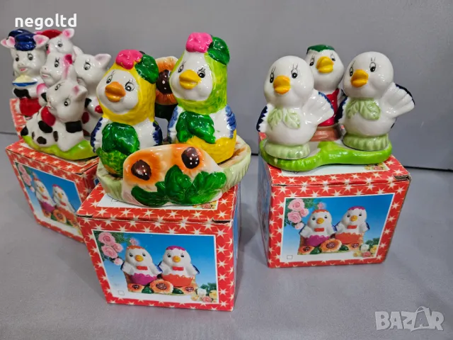 КРАСИВИ СОЛНИЧКИ ЖИВОТНИ! 3 комплекта солинички за 10лв,  8 комплекта солинички  за 20лв, снимка 2 - Аксесоари за кухня - 49043751