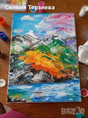 Картина "Планински глетчер"