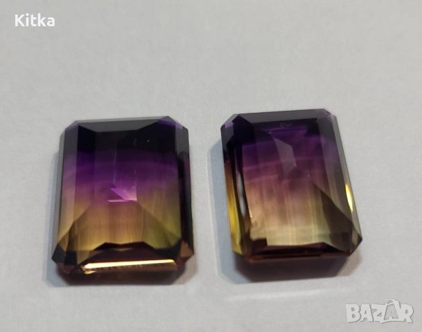 Прекрасен комплект аметрини, снимка 3 - Нумизматика и бонистика - 45240901