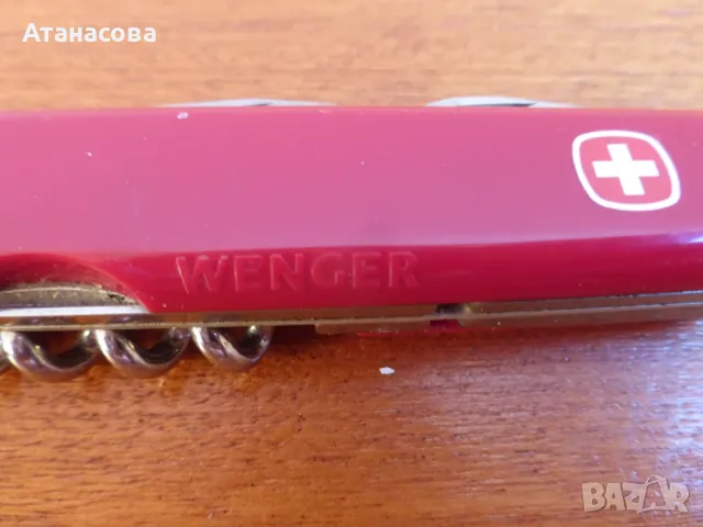 Швейцарско джобно ножче Wenger с калъф, снимка 3 - Ножове - 49380932