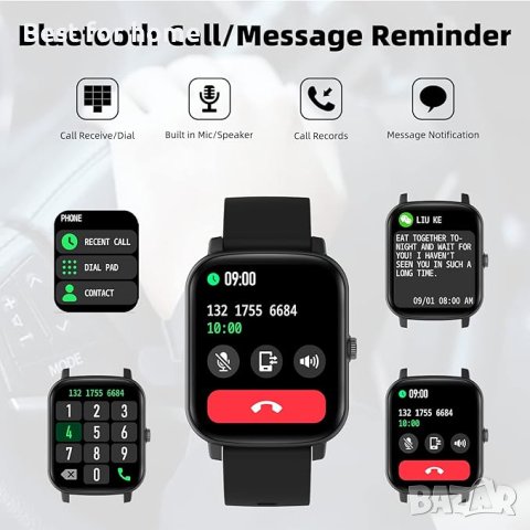 Смарт часовник PUBI Fit Y18A, снимка 3 - Смарт часовници - 43513505