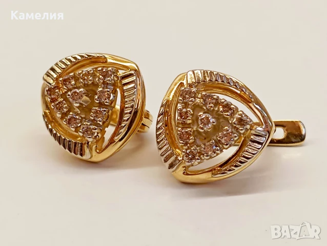 Руско злато, снимка 2 - Обеци - 50621189