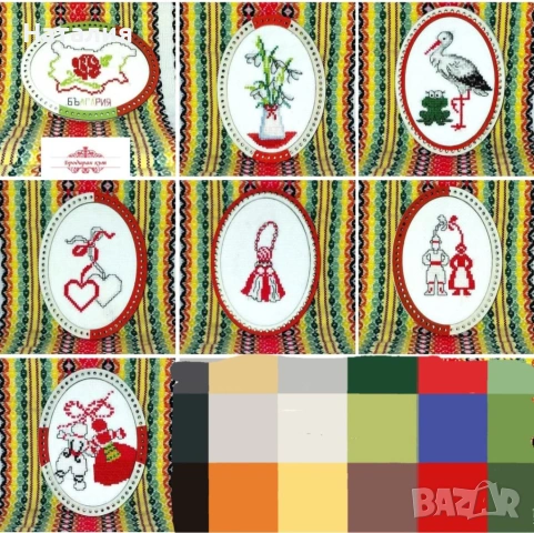 Ръчно изработени мартенички - за закачване, детски, магнити