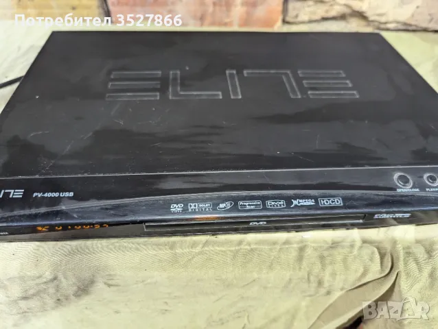 DVD player Elite pv 4000 usb, снимка 2 - Друга електроника - 49227485