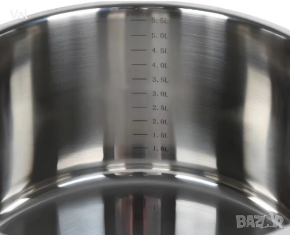 Комплект тенджери Bohmann, 16/18/20см. 2.1/2.9/3.9л., Неръждаема стомана, снимка 3 - Съдове за готвене - 53014656