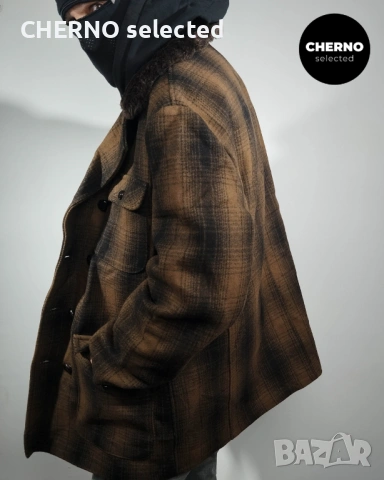 SCHOTT NYC палто с яка от изкуствен косъм – размер XXXL – отлично състояние, снимка 10 - Палта - 53077079