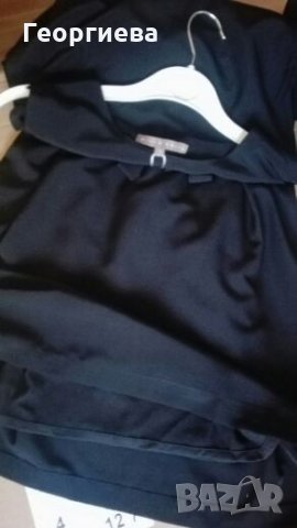Черна къса рокля, с коланче🍀👗XS р-р🍀👗 арт.318, снимка 7 - Рокли - 27744504