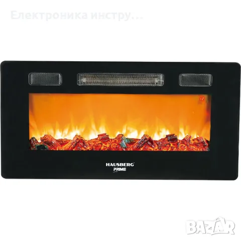 Електрическа стенна камина Hausberg HB-8225-NG: Комбинация от комфорт и модерна технология, снимка 2 - Други инструменти - 47780717