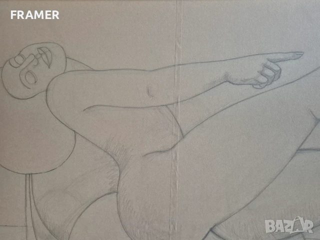 Димитър Буюклийски – Мичи /1943 – 2022/ "Голо тяло" 2018г., снимка 4 - Картини - 50486675