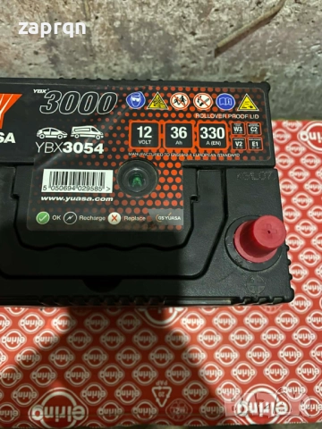 Нов акумулатор Yuasa 36 амп/ч 330 А, снимка 4 - Части - 52740647
