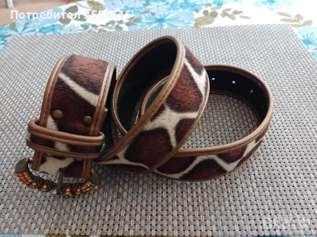 красив дамски кожен колан от Милано, Италия, снимка 1