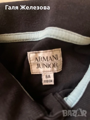 Armani Junior-детска блузка, снимка 4 - Детски Блузи и туники - 51414915