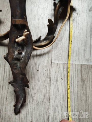 два аплика за стена,рококо -комплект, снимка 3 - Лампи за стена - 43104071