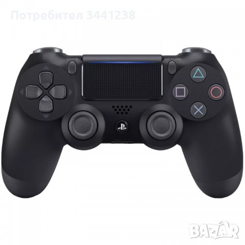 Джойстик PlayStation 4 – Черен безжичен, снимка 1 - Аксесоари - 38331031