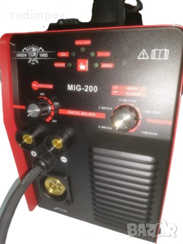 3 в 1 MIG/MMA - 200А - Електрожен +Телоподаващо Инверторно устройство -Газово и Безгазово заваряване, снимка 3 - Други машини и части - 27574753