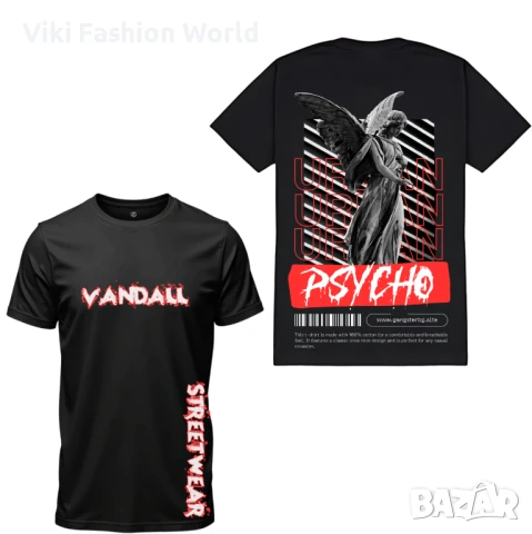 Vandall мъжки тениски фитнес тениска