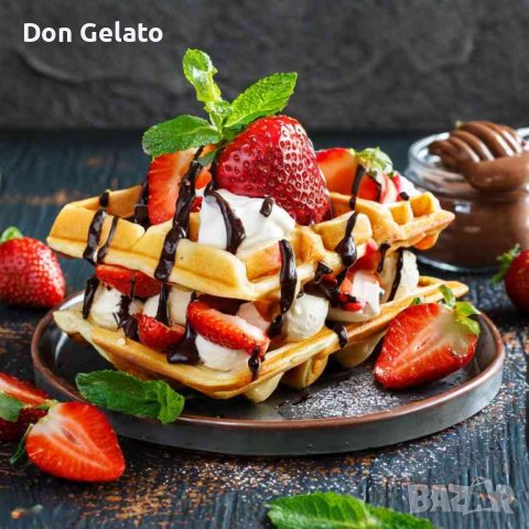 Суха смес за Белгийски гофрети Ванилия * (1000г / 1,5 L Вода), снимка 4 - Други - 37667874