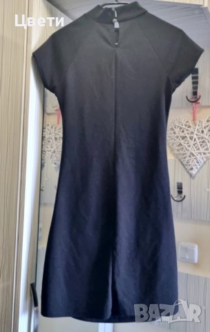 Дамска официална черна рокля, снимка 4 - Рокли - 43574980