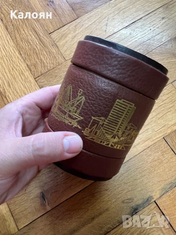 Кожена кутия за декорация или съхранение, снимка 3 - Други - 51223510