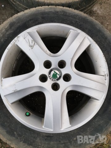 Оригинални Лети Джанти Шкода Октавия 2003г  16 цола, снимка 5 - Гуми и джанти - 26034387