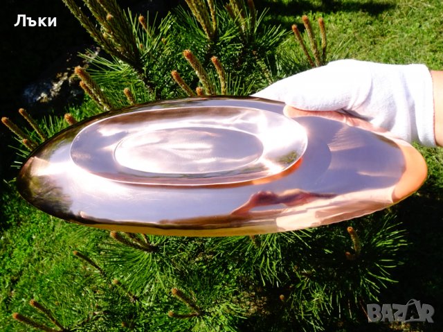 Медна фруктиера,гондола,жардениера 38 см. , снимка 6 - Антикварни и старинни предмети - 36814148